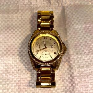 Gold tone Boyfriend watch